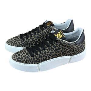 John Galliano Women’s shoes Leather-trimmed Leopard Fondo 3TDM sneakers casual